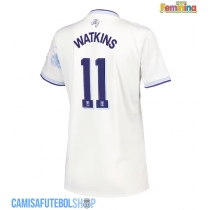 Camisa de time de futebol Aston Villa Ollie Watkins #11 Replicas 3º Equipamento Feminina 2025-26 Manga Curta